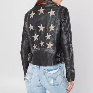 Mauritius Christy Star Leather Jacket